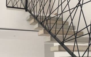 Custom-designed staircase by US Metal Services